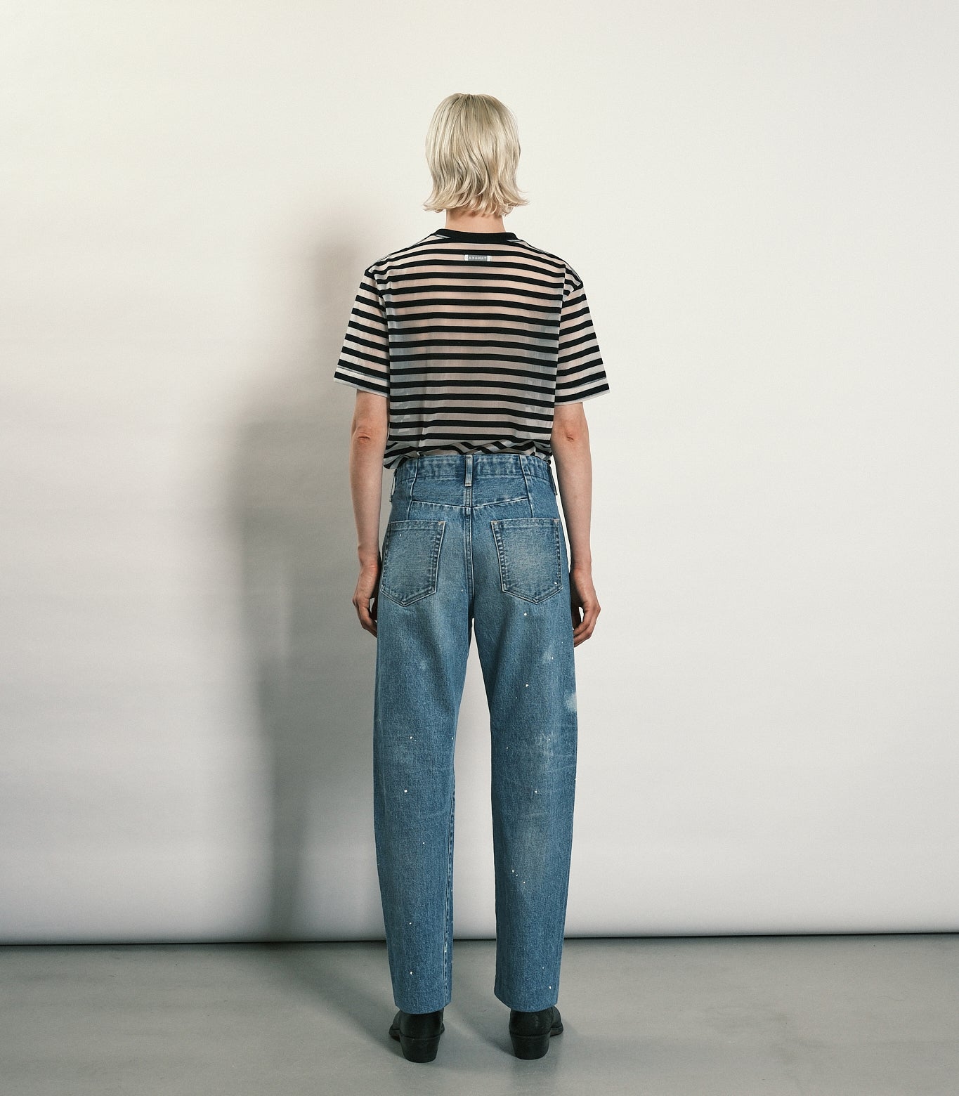 STRAIGHT JEAN TROUSERS - BLEACH BLUE | TANAKA NY TYO